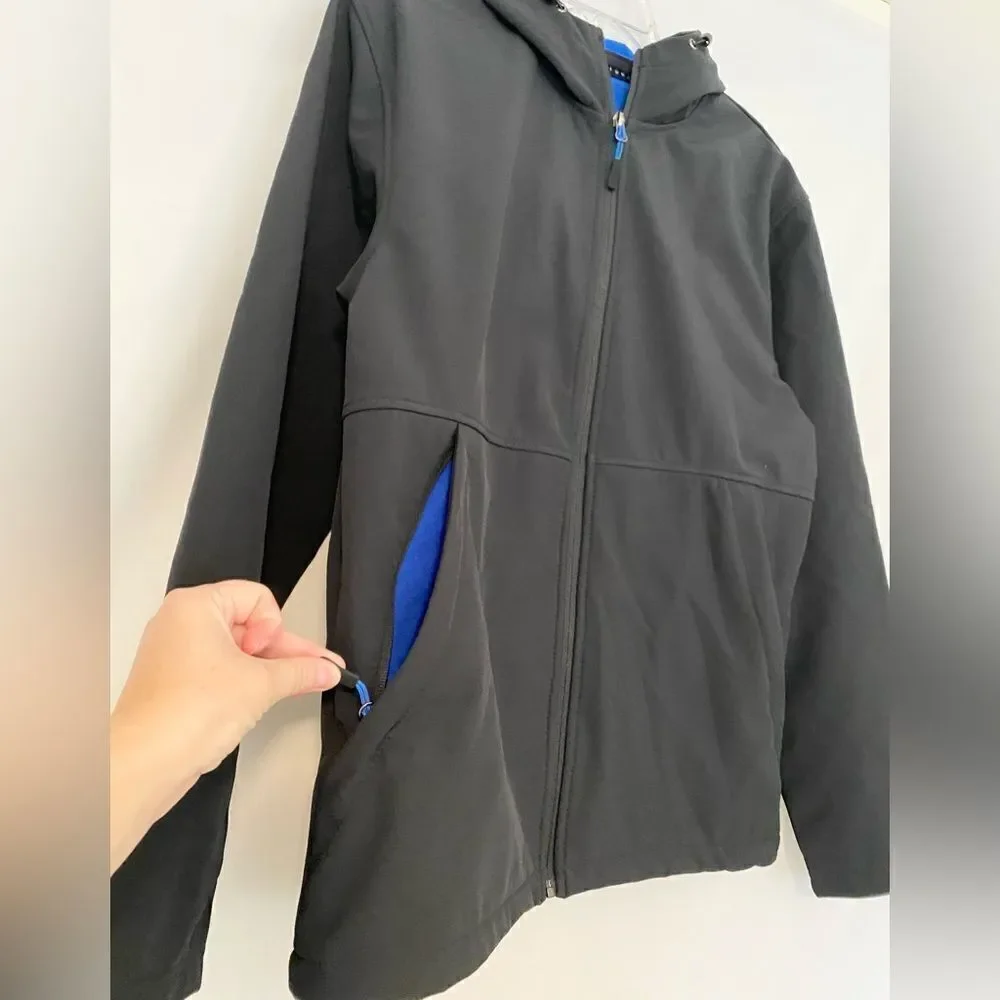 PGA Tour hooded black and blue jacket size S